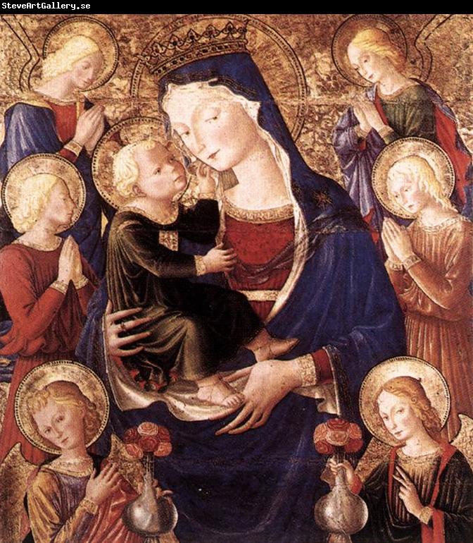 CAPORALI, Bartolomeo Virgin and Child with Angels f